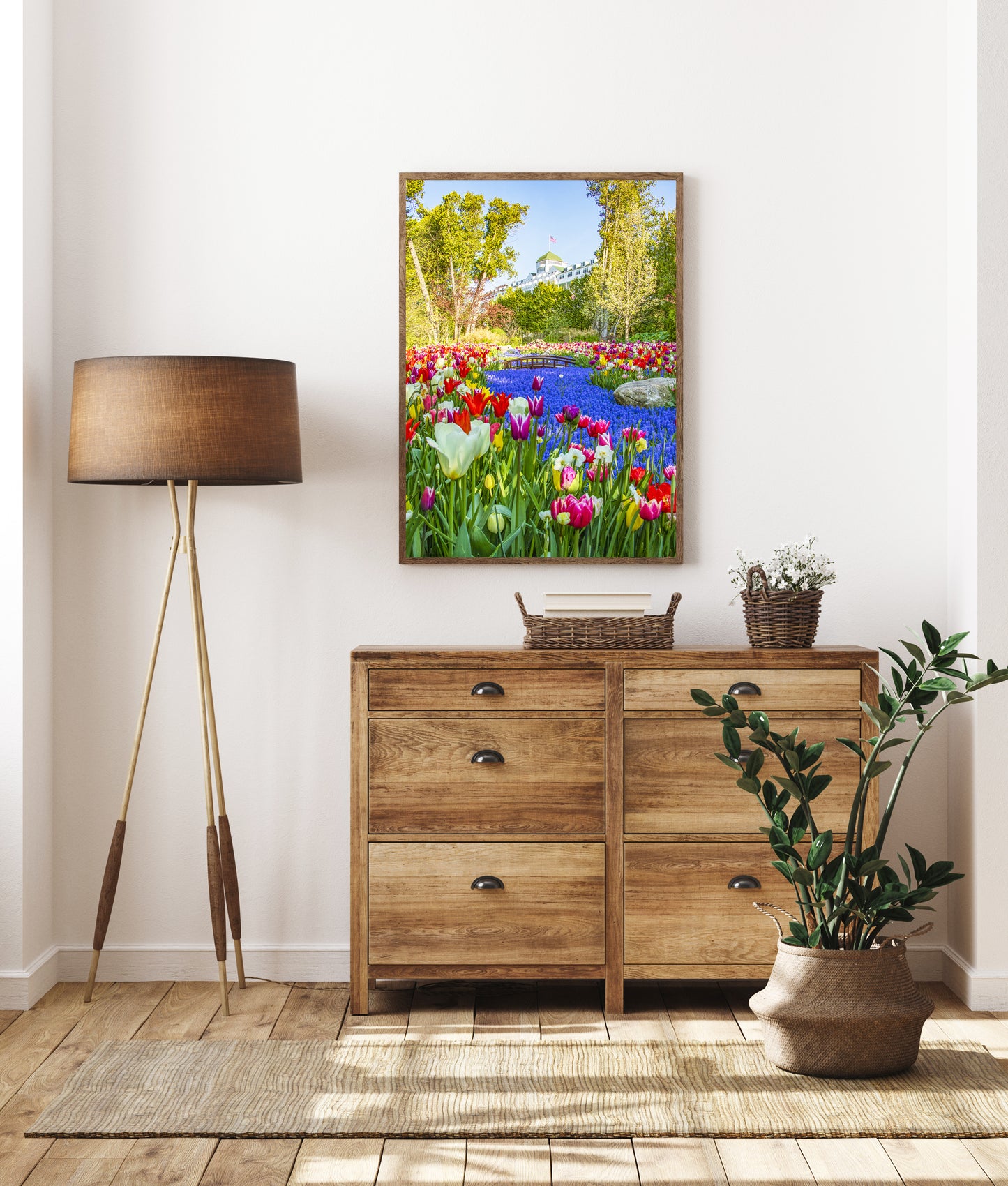 Grand Hotel's Secret Garden #2 (Portrait) Photograph by Jennifer Wohletz of Mackinac Memories. Mackinac Island art for your home or office.