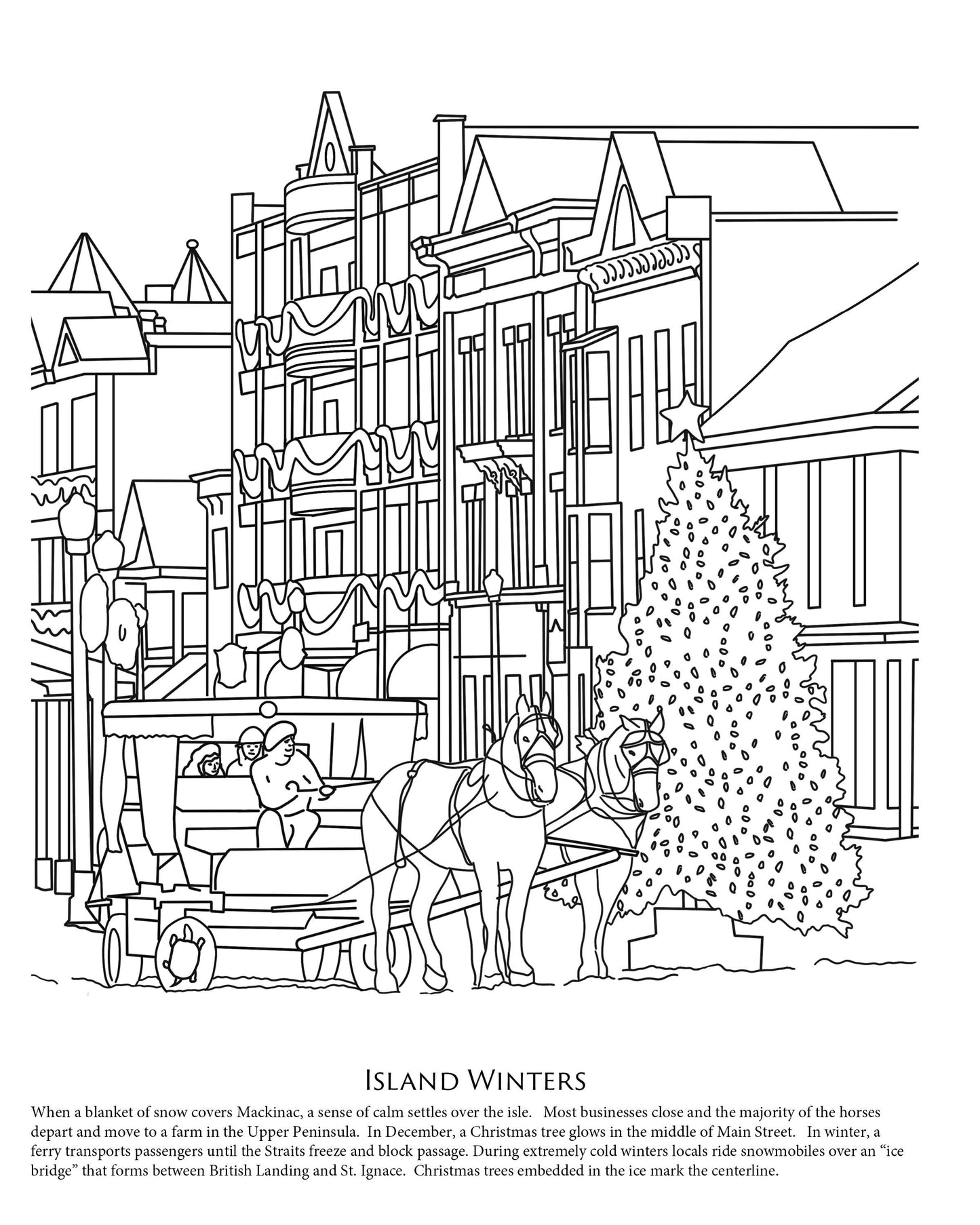 Mindful Mackinac Coloring Book