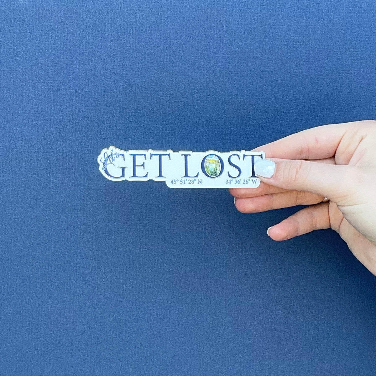 Let's Get Lost on Mackinac Island Vinyl Sticker