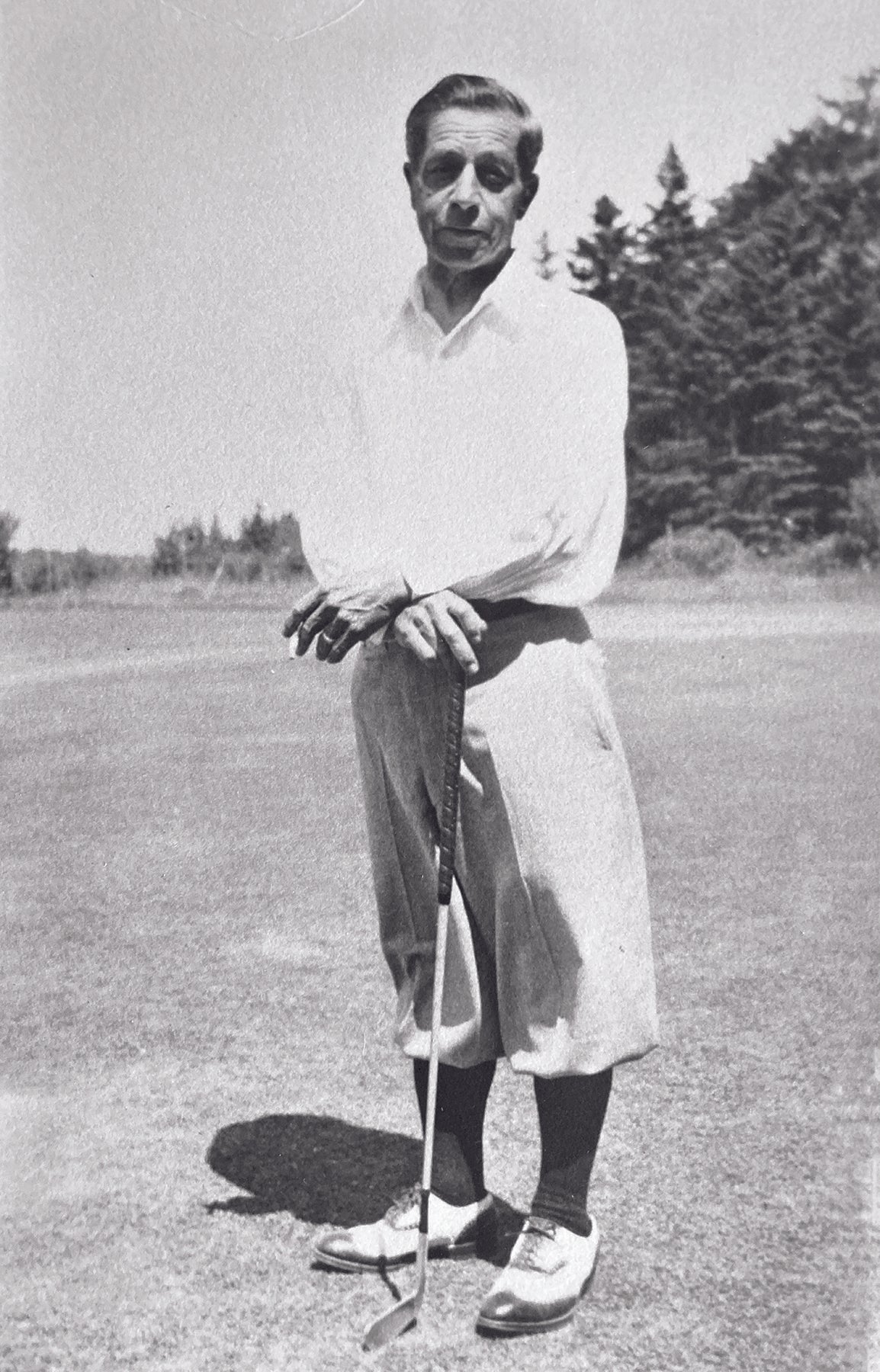 The Charming Gentleman of Golf Portrait Giclee