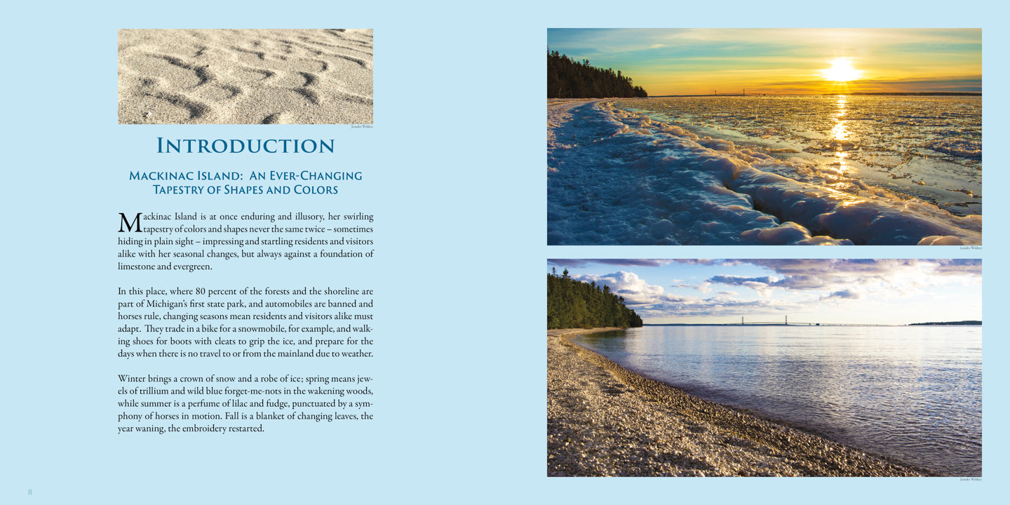 "Four Seasons of Mackinac," a coffee table book about Mackinac Island.