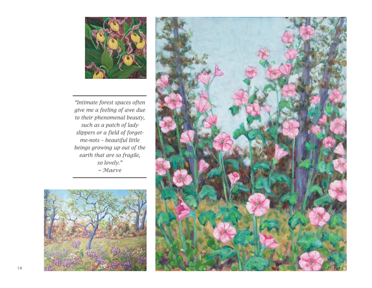 The Essence of Nature is an eye-catching coffee table book that's perfect for sharing your love of the island with friends and family. The book showcases a beautiful collection of luminescent oil paintings by Mackinac Island artist Maeve Croghan.