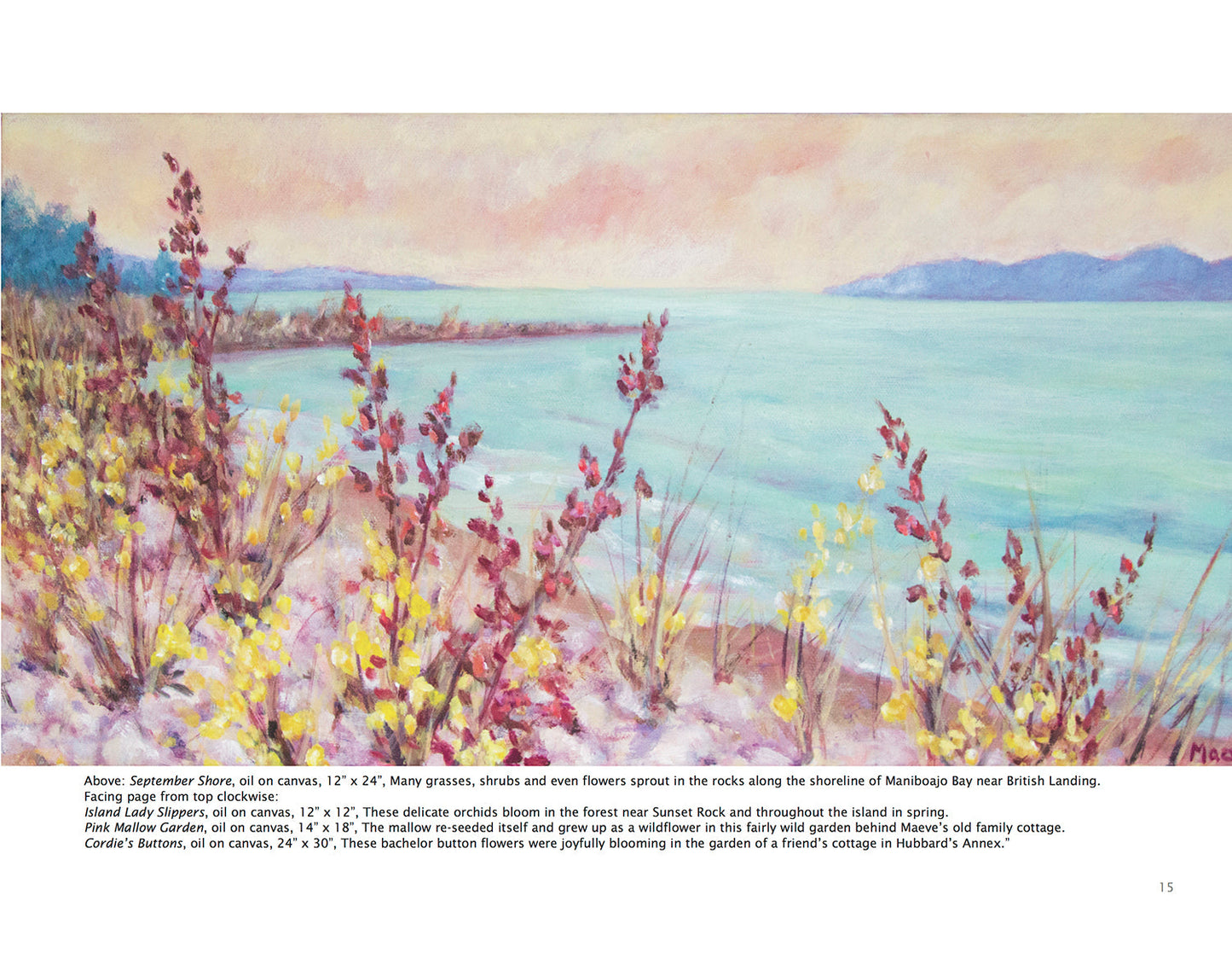 The Essence of Nature is an eye-catching coffee table book that's perfect for sharing your love of the island with friends and family. The book showcases a beautiful collection of luminescent oil paintings by Mackinac Island artist Maeve Croghan.