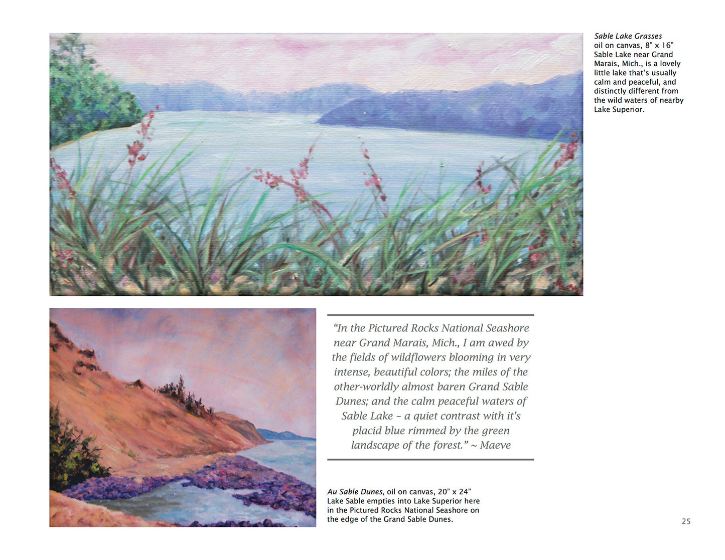 The Essence of Nature is an eye-catching coffee table book that's perfect for sharing your love of the island with friends and family. The book showcases a beautiful collection of luminescent oil paintings by Mackinac Island artist Maeve Croghan.
