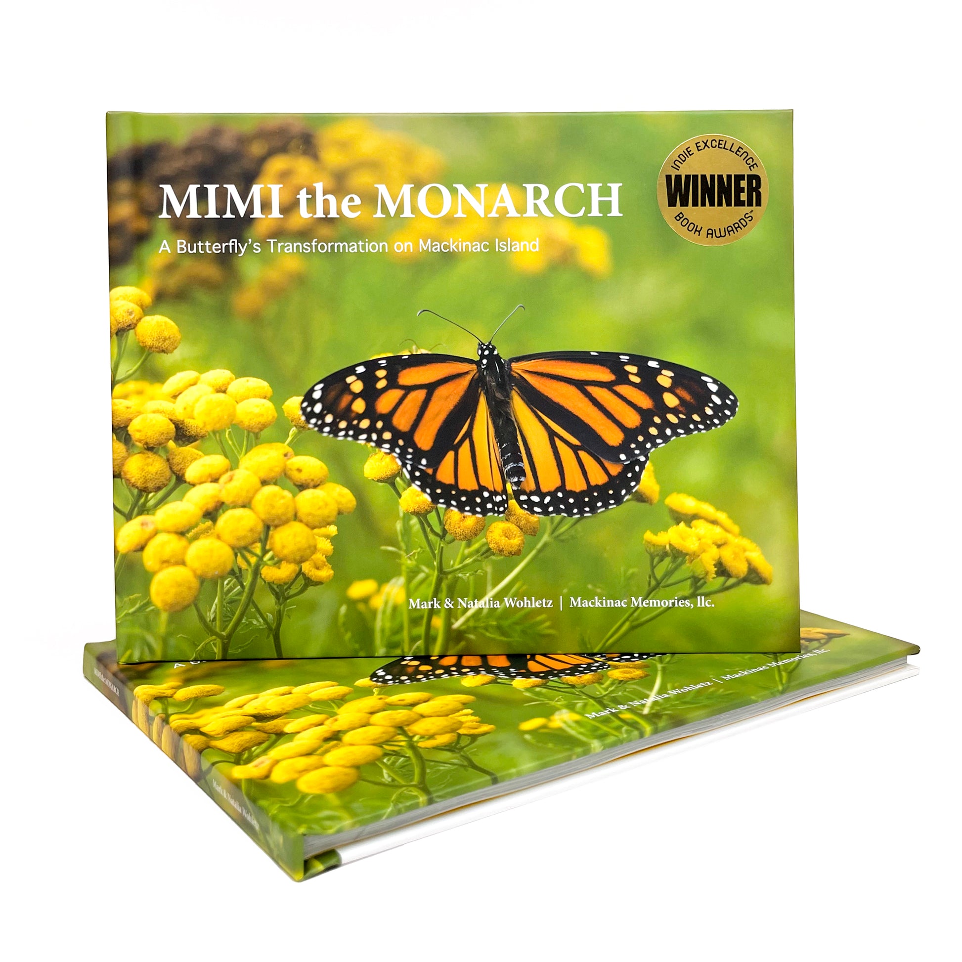 MIMI the Monarch - Children's Book.  A children's science picture book about butterflies with photos of monarchs on Mackinac Island.