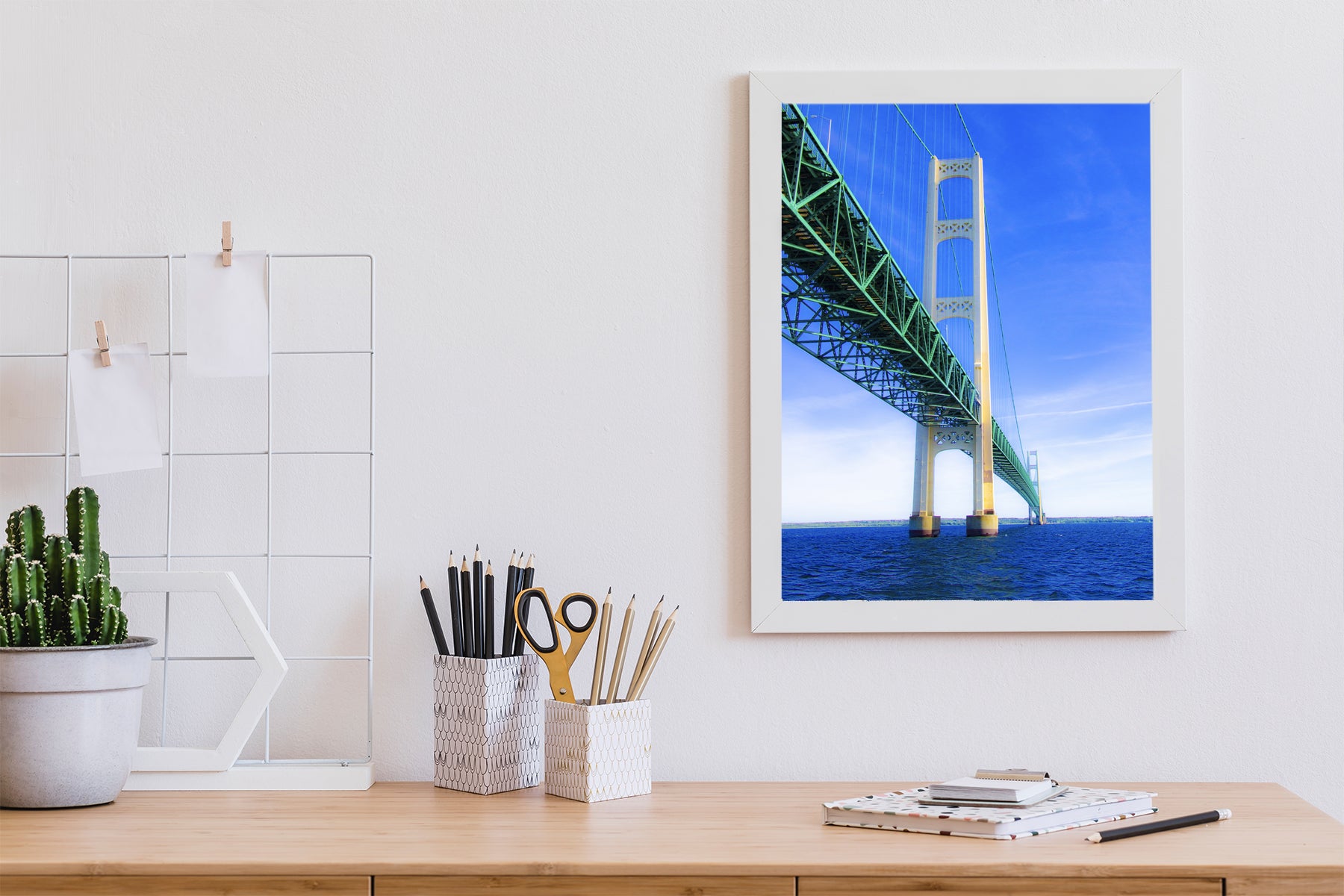 The Mighty Mac Photograph by Jennifer Wohletz of Mackinac Memories.