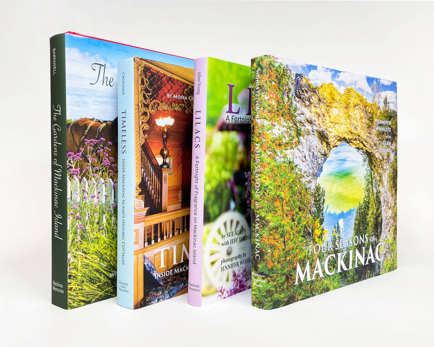 Coffee table books published by Mackinac Memories and Mackinac Jane's Publishing.