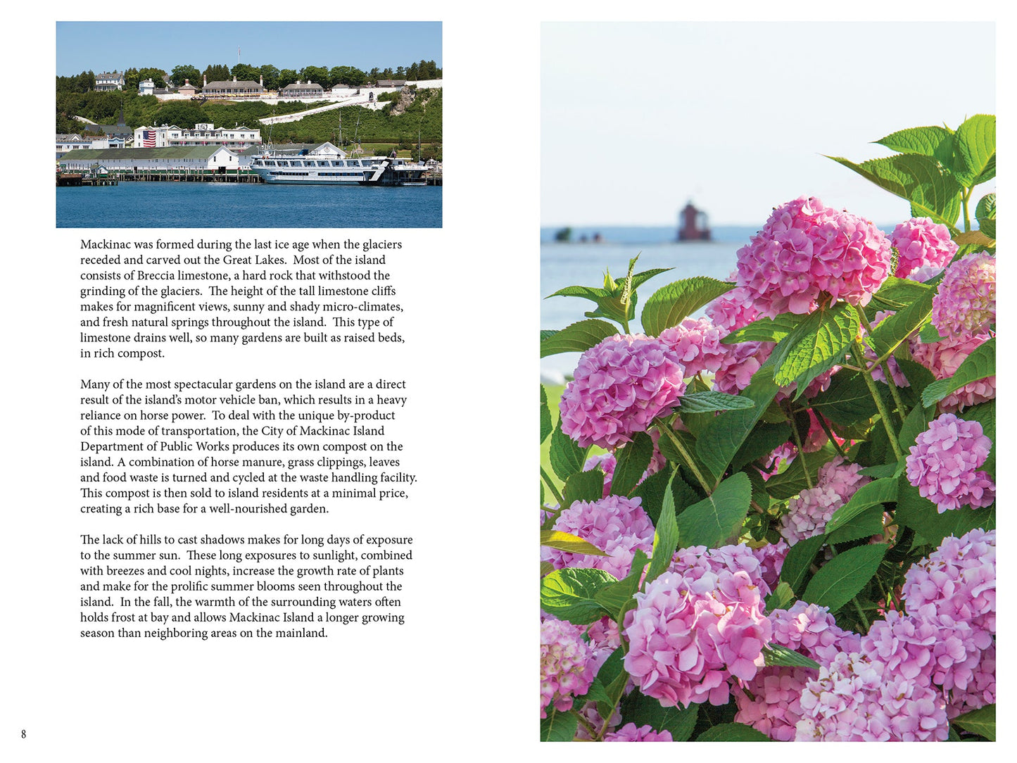 An Introduction to the Gardens of Mackinac Island Book by Jack Barnwell and Jennifer Wohletz.