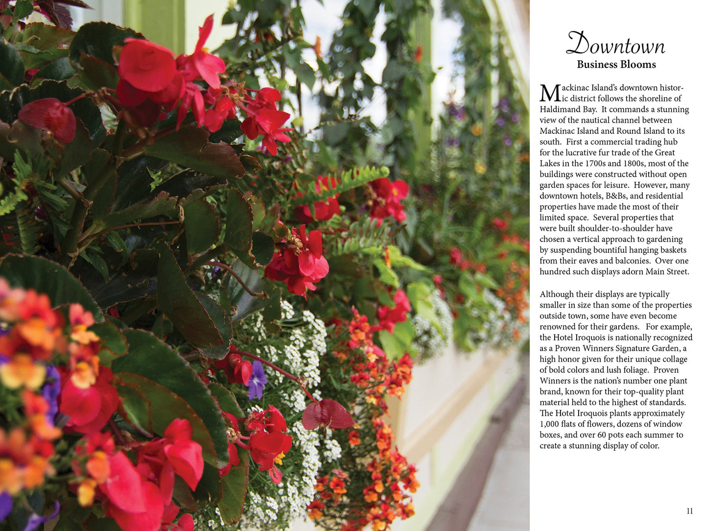 An Introduction to the Gardens of Mackinac Island Book by Jack Barnwell and Jennifer Wohletz.