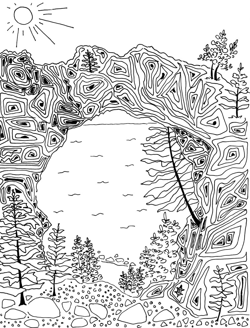 COLORFUL Mackinac Coloring Book