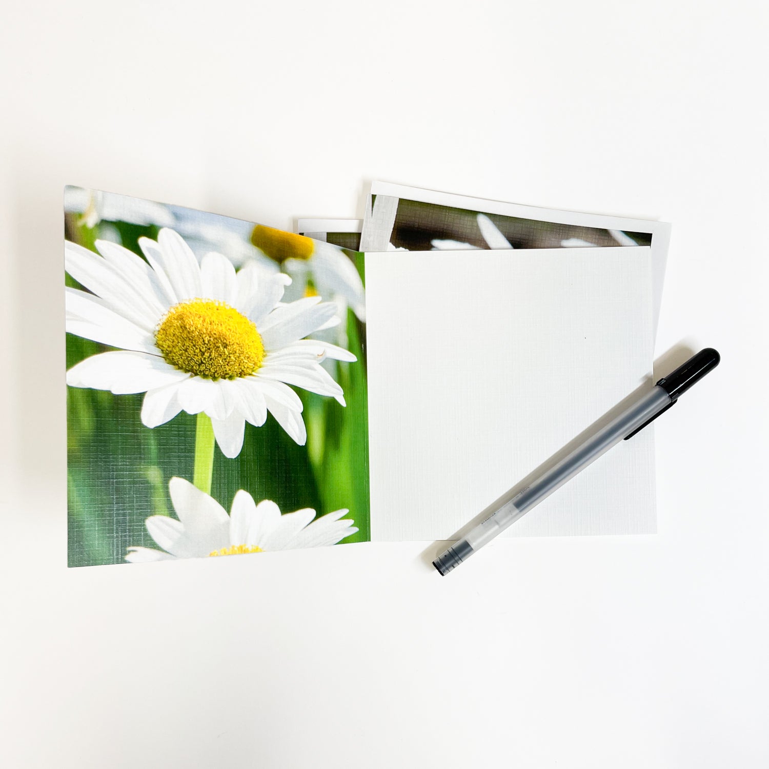 This casually elegant card features acid-free so your handwritten note will serve as a physical reminder of your thoughtfulness long after the recipient receives it. 