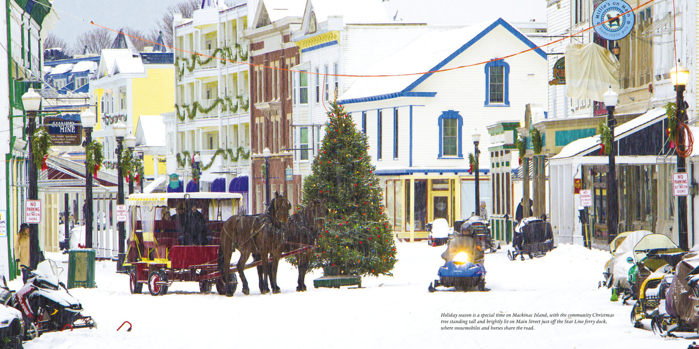 "Four Seasons of Mackinac," a coffee table book about Mackinac Island.